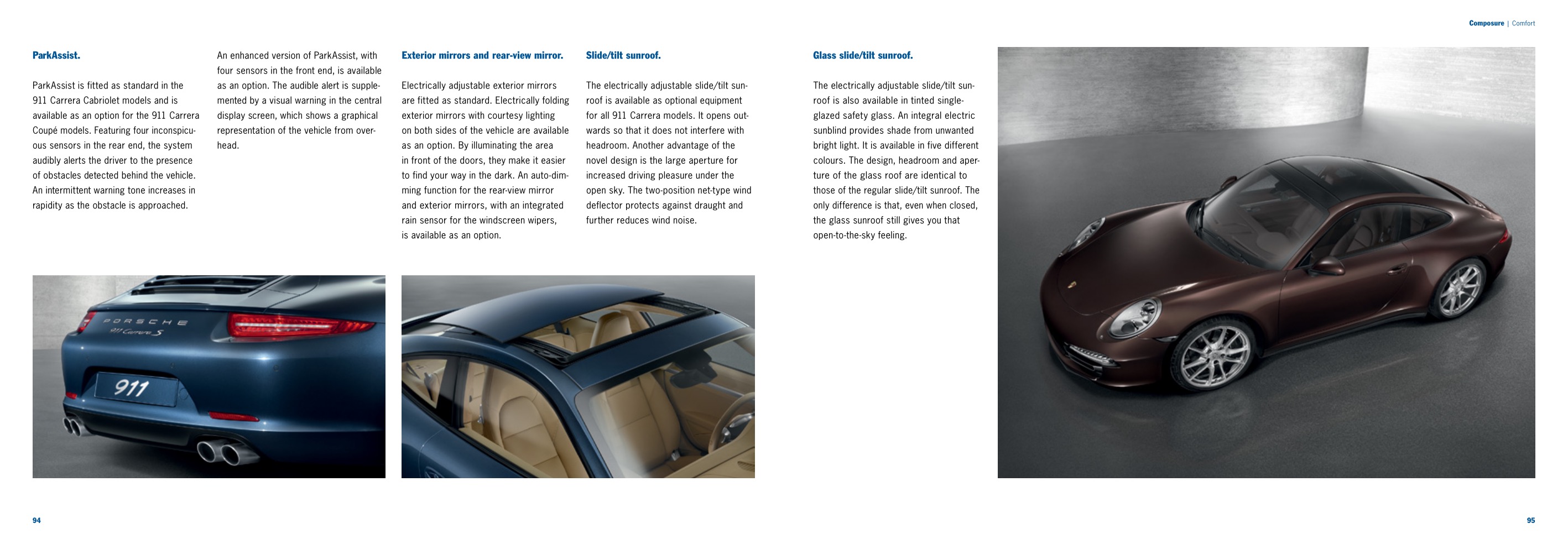 2014 Porsche 911 Brochure Page 47